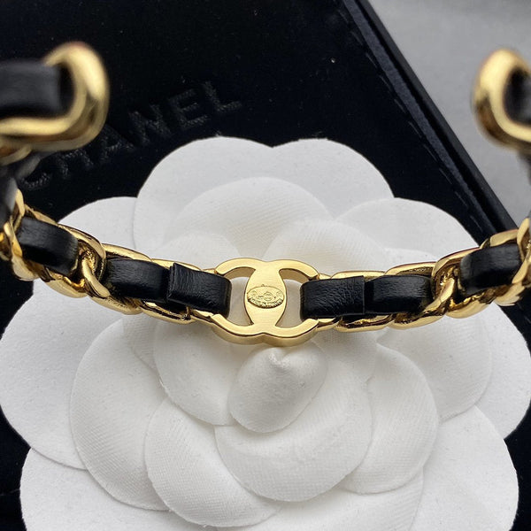 BRACCIALE CC BLACK ROPE ORO E DIAMANTI