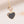 HAPPY HEART EARRINGS ONYX PINK GOLD DIAMOND