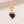 HAPPY HEART EARRINGS ONYX PINK GOLD DIAMOND