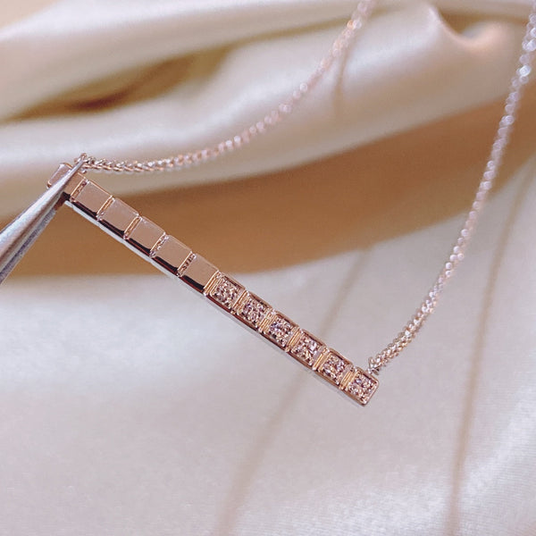COLLANA CUBETTO DI GHIACCIO DIAMANTE