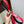 CC BELT 3.0CM LEATHER RED BUCKLE GOLD PEARL DIAMOND