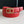CC BELT 30MM BUCKLE GOLD DIAMOND LEATHER RED