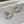 CREOLES MOVE ROMANE PAVED SILVER DIAMOND EARRINGS