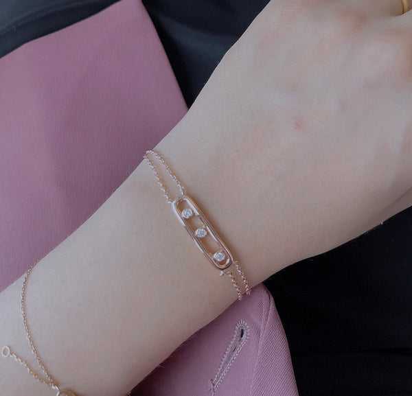 BRACCIALE MOVE CLASSIQUE 3 DIAMANTI