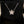 WILD FLOWER SILVER DIAMOND NECKLACE