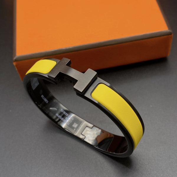 BRACCIALE CLIC HM SO NERO GIALLO