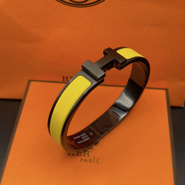 BRACCIALE CLIC HM SO NERO GIALLO