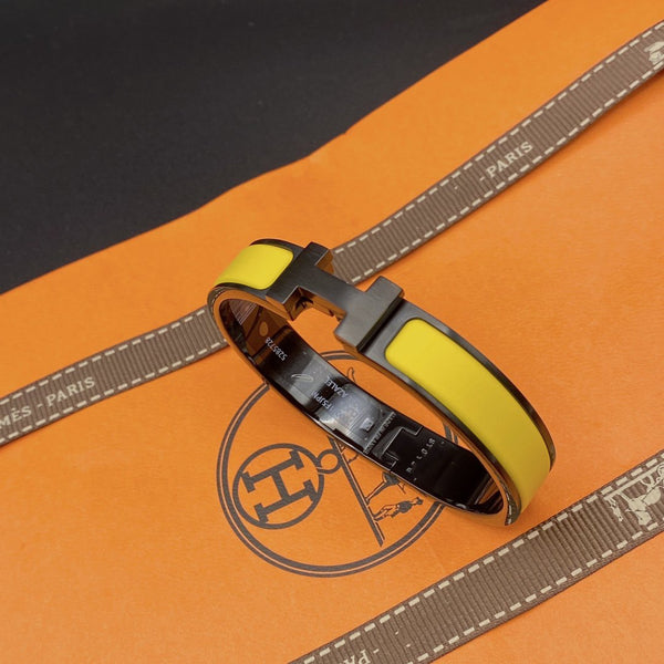 BRACCIALE CLIC HM SO NERO GIALLO