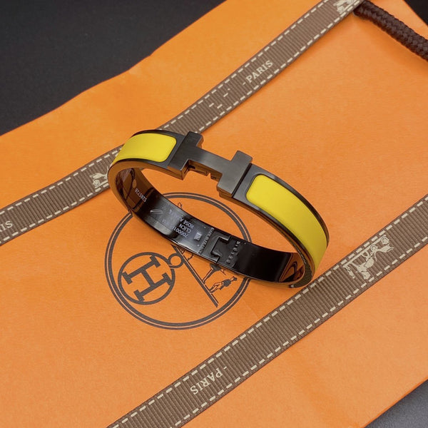 BRACCIALE CLIC HM SO NERO GIALLO