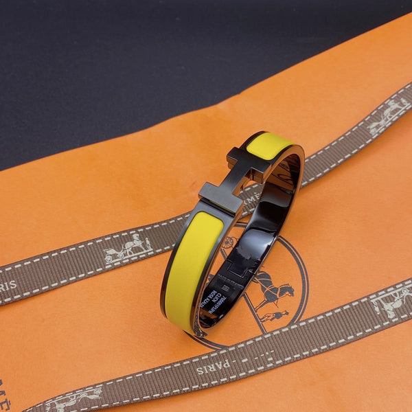 BRACCIALE CLIC HM SO NERO GIALLO