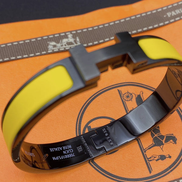 BRACCIALE CLIC HM SO NERO GIALLO