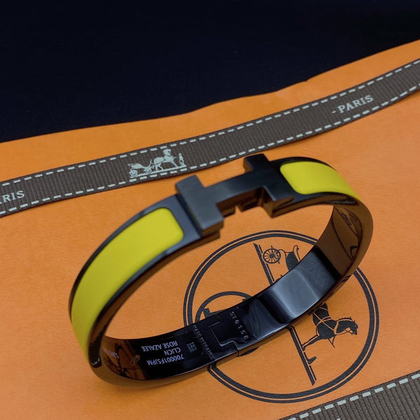 BRACCIALE CLIC HM SO NERO GIALLO
