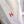 HM CLIC RED ENAMEL GOLD NECKLACE