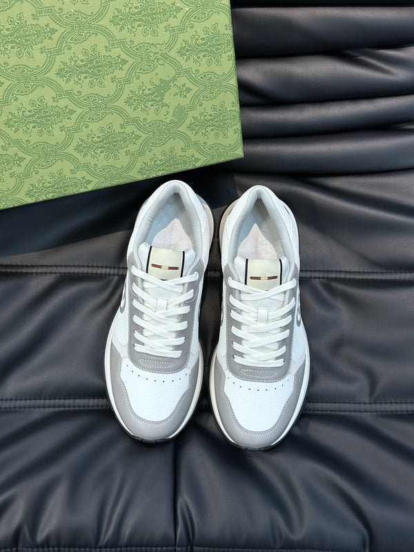 GG TRAINERS GREY WHITE