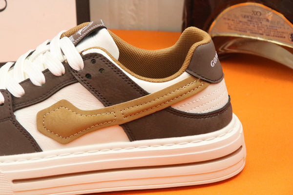 GG LIGHT FOAM BROWN LEATHER WHITE