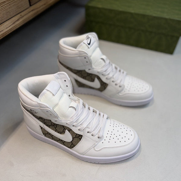 GG AIR JORDAN BIANCO MARRONE