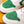 AIR FORCE LV MONOGRAM SNEAKER WHITE GREEN