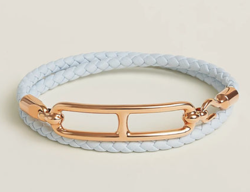 Bracciale con cinturino in pelle HM Pig Nose