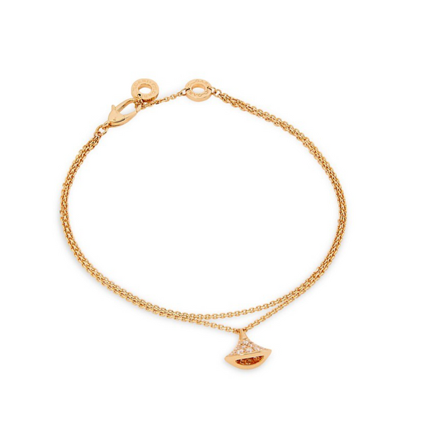BRACCIALE A DOPPIA CATENA CON MOTIVO DI DIAMANTI DREAM 1