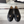 ballet flat black quilted gold cc lock