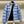Dior Oblique Down Jacket Blue Jacquard Fabric