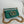 VLTN Locò Shoulder Bag Emerald Green Embroidered Satin