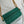 VLTN Locò Shoulder Bag Emerald Green Embroidered Satin