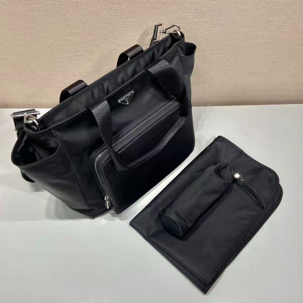 Prad Baby Bag Black Re-Nylon