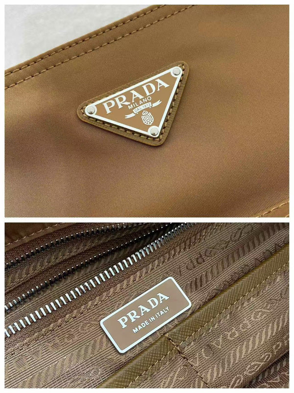 Prad Baby Bag Brown Re-Nylon