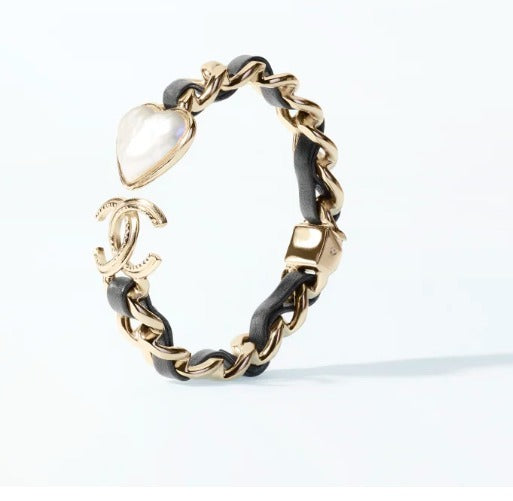BRACCIALE CC HEART BIANCO ORO E DIAMANTI