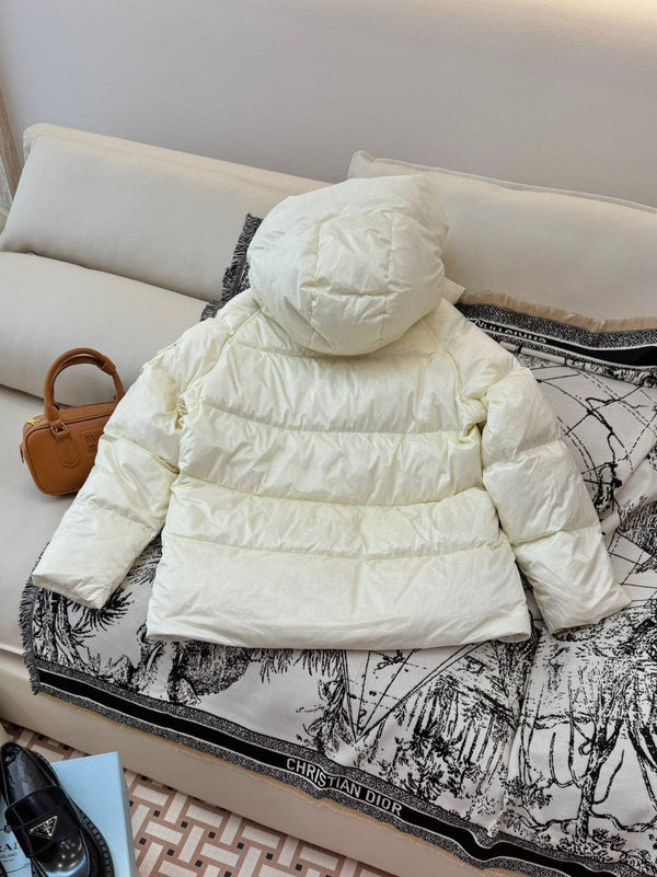 Prada 25 Hooded Coat Polyester Down 312061