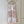 CD High-waist Tie-dye Pattern Skirt Pink mix White Cotton