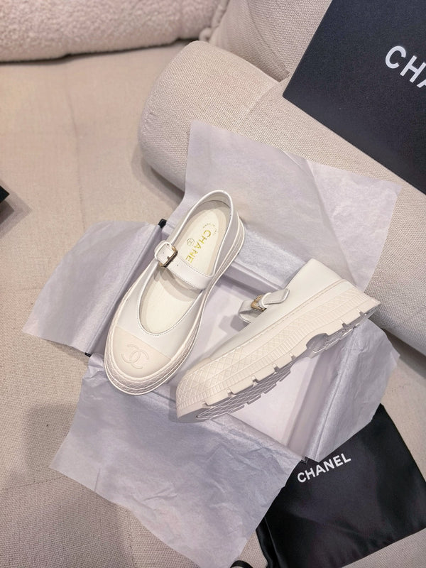 CC 26S Double Mary Jane Pumps 5cm Nappa Lambskin 156632