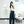 CC 26s Pantalon droit Bleu Marine Lin Rayonne Polyester 363902