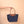 Longchamp Small Le Pliage Tote Bag Brown Navy Blue Polyamide Leather