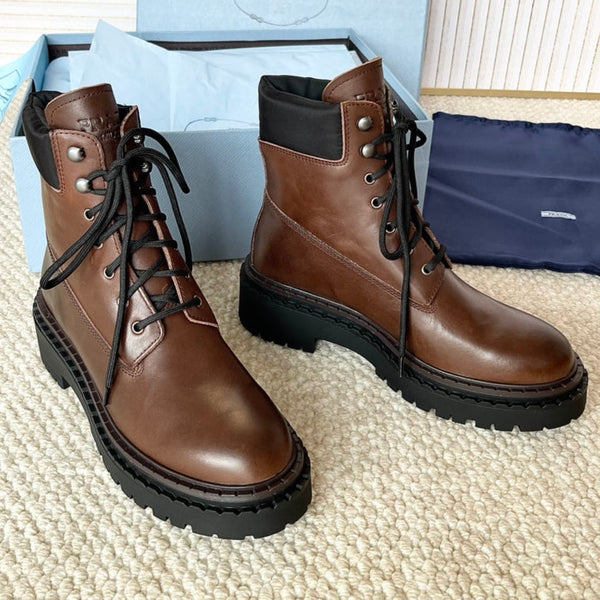 Prad 2026 Re-Nylon Ankle Boots Cowhide 149578