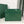 Borsa da toilette Goyard Jouvence in tessuto PVC verde con pelle di mucca