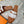 OZ MULE CARAMEL MIX FRINGED WHITE CALFSKIN