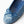 ballet flats light blue white denim