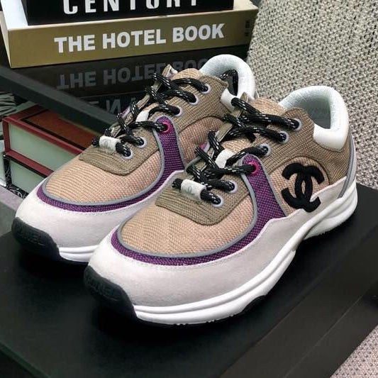 CC 2026 Low Top Trainer Sneakers Suede Fabric 128065