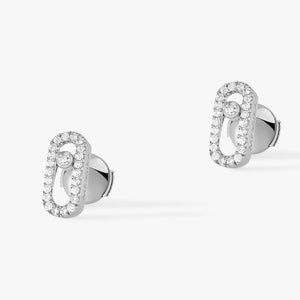 BOUCLES D'OREILLES PENDANTES MOVE UNO DIAMANT