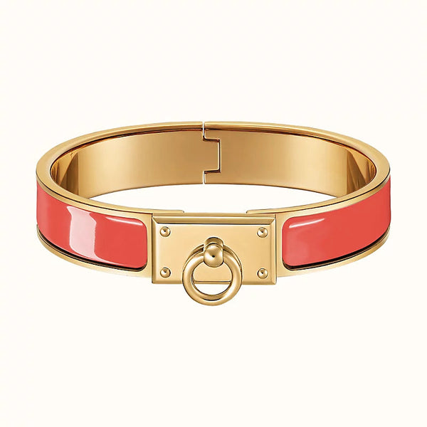 BRACCIALE CON CHIUSURA AD ANELLO H 12MM ROSSO