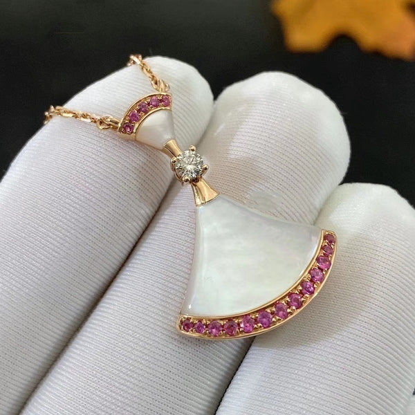 COLLANA DA SOGNO CON DIAMANTE ROSA