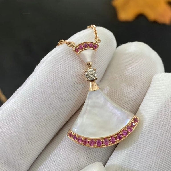 COLLANA DA SOGNO CON DIAMANTE ROSA