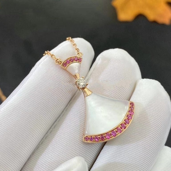 COLLANA DA SOGNO CON DIAMANTE ROSA