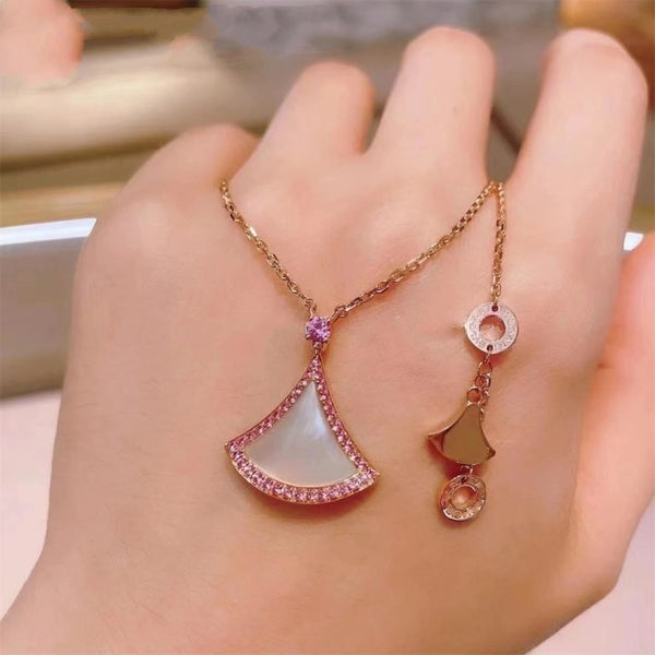 COLLANA DA SOGNO MOP DIAMANTE ROSA