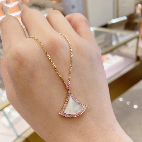 COLLANA DA SOGNO MOP DIAMANTE ROSA