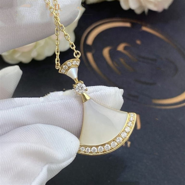 COLLANA DA SOGNO MOP ORO DIAMANTE