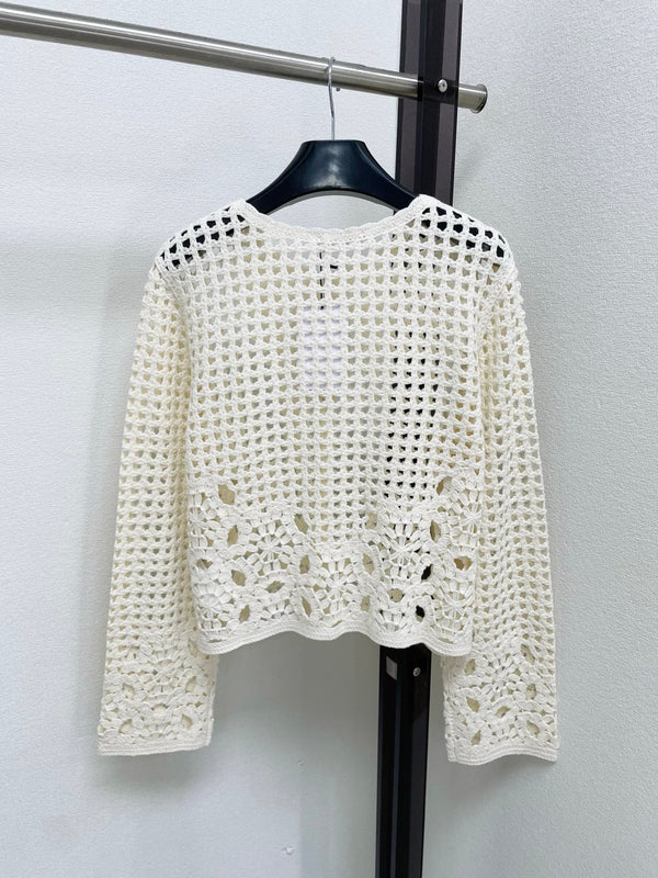 CE 2026 Long-sleeved Cardigan Wool Cotton 413793