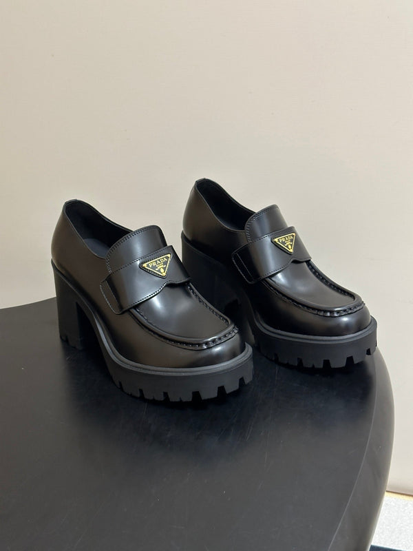 Prad 2026 Teak Loafers 85mm Cowhide 151271